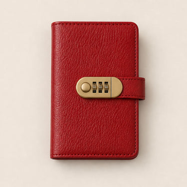 Savings Notebook With 3-Digit Resettable Lock Slim Profile Cash Organizer - Image 10