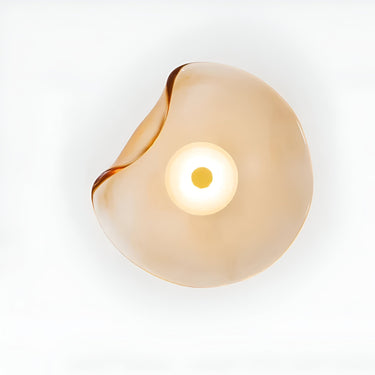 Sculpted Glass Wall Light With Up-And-Down Illumination - Image 8