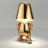 Sculptural Metal Figurine Table Lamp With Dimmable LED - Image 3