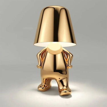 Sculptural Metal Figurine Table Lamp With Dimmable LED - Image 3