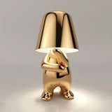 Sculptural Metal Figurine Table Lamp With Dimmable LED - Image 4