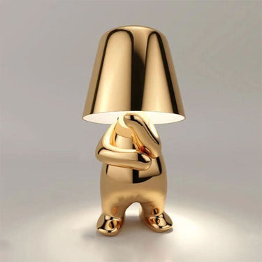 Sculptural Metal Figurine Table Lamp With Dimmable LED - Image 4