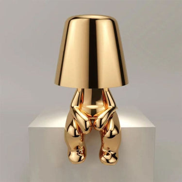 Sculptural Metal Figurine Table Lamp With Dimmable LED - Image 5