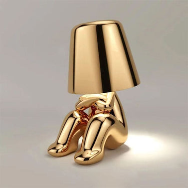 Sculptural Metal Figurine Table Lamp With Dimmable LED - Image 6