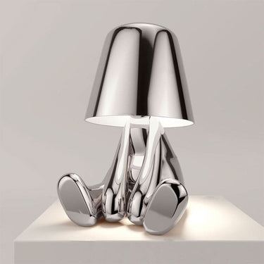 Sculptural Metal Figurine Table Lamp With Dimmable LED - Image 7