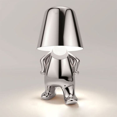 Sculptural Metal Figurine Table Lamp With Dimmable LED - Image 8