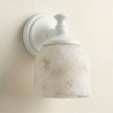 Short Arm Wall Sconce With Frosted Shade - Image 13
