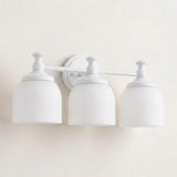 Short Arm Wall Sconce With Frosted Shade - Image 23
