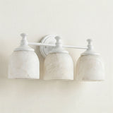 Short Arm Wall Sconce With Frosted Shade - Image 9