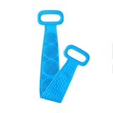 Silicone Shower Brush With Dual-Sided Exfoliating Surface And Stretch Handle - Image 5