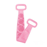 Silicone Shower Brush With Dual-Sided Exfoliating Surface And Stretch Handle - Image 8