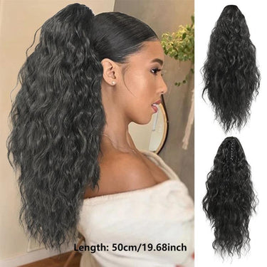 Silkipony Drawstring Ponytail Extension For Instant Voluminous Salon-Worthy Hair - Image 8