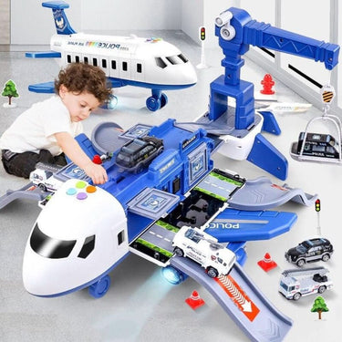 Skyquest Adventure Airplane Playset With Vehicles For Creative Kids - Image 1