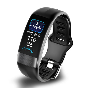 Smart Fitness Tracker With Blood Pressure Ecg Heart Rate Oxygen & Sleep Monitoring - Image 1