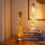 Spiral Wire LED Christmas Tree Light With Star Topper - Image 3