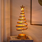 Spiral Wire LED Christmas Tree Light With Star Topper - Image 7