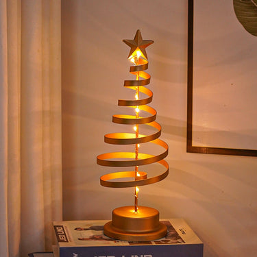 Spiral Wire LED Christmas Tree Light With Star Topper - Image 7