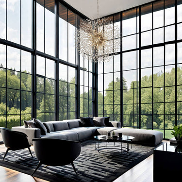 Sputnik Chandelier With Crystal Beads And Firework Design - Image 4