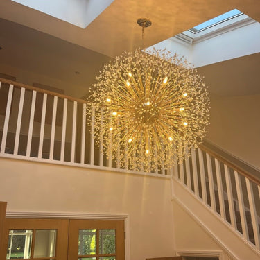 Sputnik Chandelier With Crystal Beads And Firework Design - Image 5