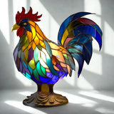 Stained Glass Animal-Shaped Tiffany Table Lamp With LED Light - Image 13