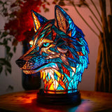 Stained Glass Animal-Shaped Tiffany Table Lamp With LED Light - Image 1