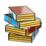 Stained Glass Book Lamp With Warm Illumination - Image 4