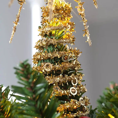 Starburst Christmas Tree Topper With Warm White LED Lights - Image 4