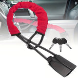 Steering Wheel Lock With Braided Steel Cable Anti-Theft Vehicle Security Device - Image 7