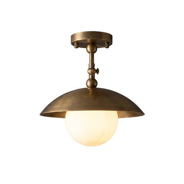 Surface Ceiling Lamp With Dome Shade And Adjustable Arm - Image 1