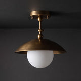 Surface Ceiling Lamp With Dome Shade And Adjustable Arm - Image 7