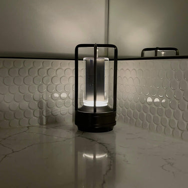 Touch Control Cordless Lantern Lamp With Metal Frame - Image 7