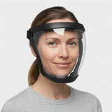 Transparent Full Face Shield With Replaceable Filters Lightweight 210g - Image 1