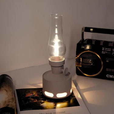 Vintage Rechargeable LED Lantern With Blow-To-Extinguish Function - Image 7
