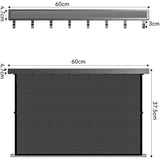 Wall Mounted Clothes Rack Extendable With Shelf And Hooks Smart Space-Saving Design For Efficient Laundry Drying - Image 3