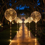 Warm White LED Party Balloon With Wireless Light String - Image 1
