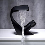 Waterfall Sink Faucet With Single Handle Mixer For Modern Bathrooms - Image 4