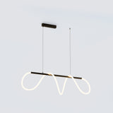 Wavy Rope Modern Linear Chandelier - Image 8