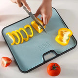 Wheat Straw Cutting Board With Double-Sided Design For Meat And Vegetables - Image 4
