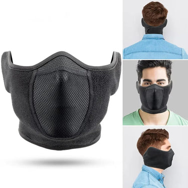 Windproof Fleece Face Mask For Winter Outdoor Activities - Image 2