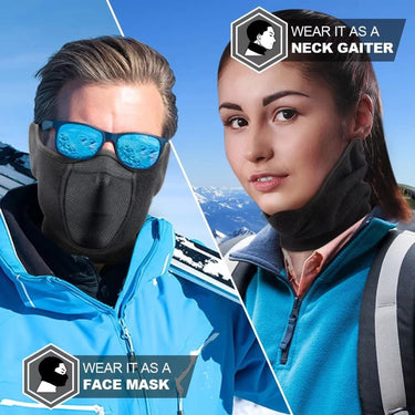 Windproof Fleece Face Mask For Winter Outdoor Activities - Image 4