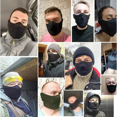 Windproof Fleece Face Mask For Winter Outdoor Activities - Image 9