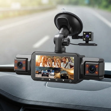 Wireless Car Dash Cam Front And Rear With Night Vision For Full Vehicle Surveillance - Image 1