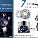 Wireless Electric Head Shaver With 7D Floating Blades And Smart LED Display - Image 9