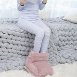 Wireless Heated Foot Warmer With 3 Heat Settings And Washable Fleece - Image 1