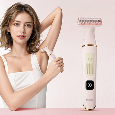 Women’s Electric Razor With 3-in-1 Blade System Wet & Dry Design And Digital Display - Image 8