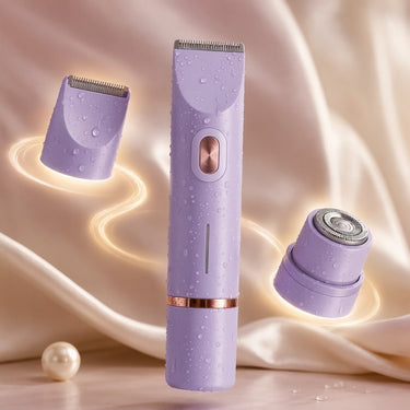 Women's Electric Shaver For Body & Intimate Care Cordless Rechargeable With 2-in-1 Attachments - Image 4