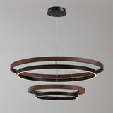 Womo Wood Circular LED Chandelier - Image 13