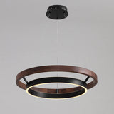 Womo Wood Circular LED Chandelier - Image 3
