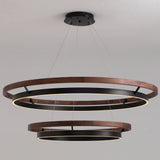 Womo Wood Circular LED Chandelier - Image 5