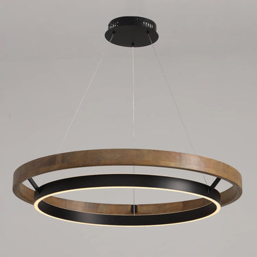 Womo Wood Circular LED Chandelier - Image 7